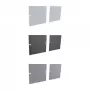 Synergy 21 LED U-Profil ALU3535 Endkappe (Paar) Silber