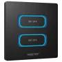 MIBOXER ESR2TB 2-Gang LED Panel Fernbedienung mit Bewegungsmelder und Dimmer, 2,4 GHz, Weiß