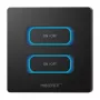 MIBOXER ESZ2B 2-Gang Smart Wall Switch mit Bewegungssensor, Zigbee 3.0 + 2,4 GHz, Dimmer, Weiß