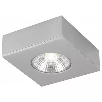 Synergy 21 LED-Einbaudeckenspot Helios Silber - Quadratisch - Aufputzrahmen