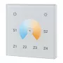 SYNERGY21 LED Controller EOS 05 Wanddimmer Dual White (CCT) Touch 4 Zonen