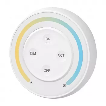MIBOXER S1-W LED-Fernbedienung für Dual White CCT-Beleuchtung, Weiß