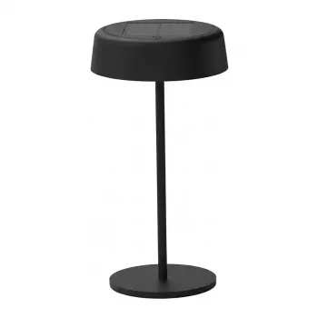 Synergy 21 LED Tischleuchte SOLAR/Akku, Outdoor IP54, Touch-Dimmer, Schwarz