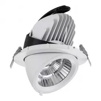 SYNERGY21 LED Downlight 40W Weiß, neigbar, Warmweiß