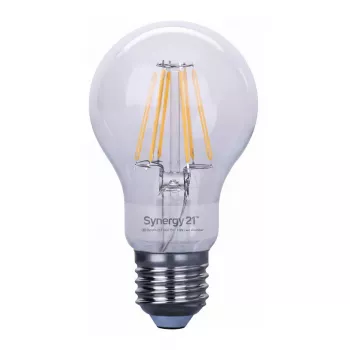 SYNERGY21 LED Retrofit E27 A60 Birne klar 10W Warmweiß dimmbar
