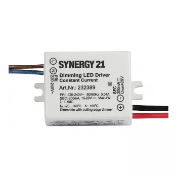 SYNERGY21 Synergy 21 LED Einbau-Deckenspot Helios Netzteil TRIAC dimmbar