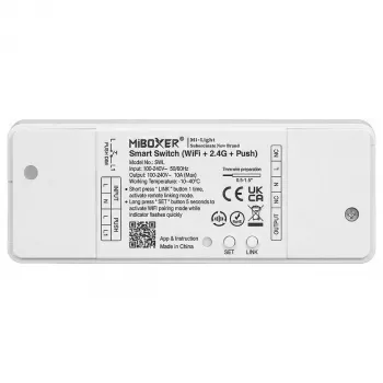 Synergy 21 LED Wifi Smart Switch WiFi + 2.4G + Push Milight/Miboxer (SWL)