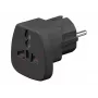 Goobay 94028 Reiseadapter Typ F Schuko Weiß