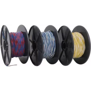 EFB YV 2x0,6/1,1 mm Weiß/Blau Telekommunikationskabel 100 m Rolle
