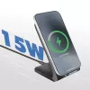 LogiLink Smartphone-Ständer & kabelloses Ladegerät Schwarz
