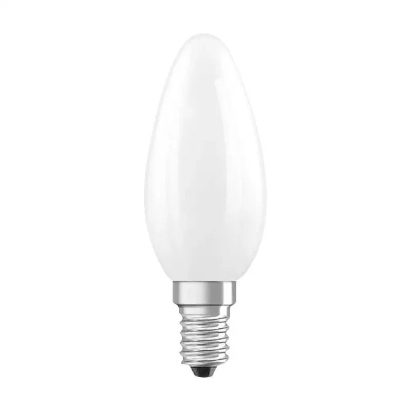 Osram LED Classic B 40 Filament P 3.4W 827 Frosted E14 LED Lampe, Kerzenform, Warmweiß