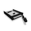 ICY BOX IB-2217ASTS Mobile Storage Rack - 2,5 inch (6,4 cm) auf 3,5 inch (8,9 cm) - Schwarz