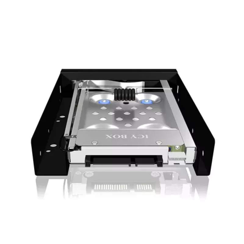 ICY BOX IB-2217ASTS Mobile Storage Rack - 2,5 inch (6,4 cm) auf 3,5 inch (8,9 cm) - Schwarz