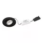 Brumberg Nivalis LED Einbaustrahler 8W 3000K 650lm 230V AC Schwarz 68mm Ausschnitt