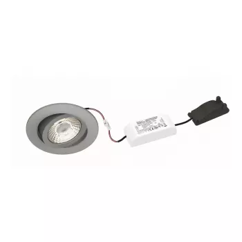 Brumberg Nivalis LED Einbauleuchte 8W 3000K 650lm Ausschnitt 68mm Nickel
