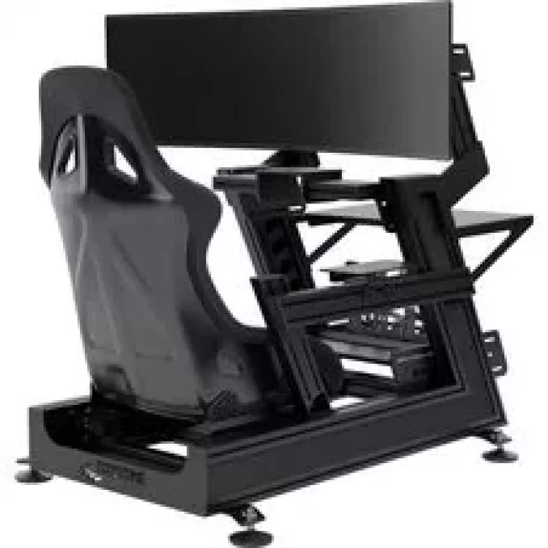 TrackTime Series One Single Screen Mount - Matt Schwarz, 17 inch-32 inch, 8 kg Tragfähigkeit, VESA 75x100