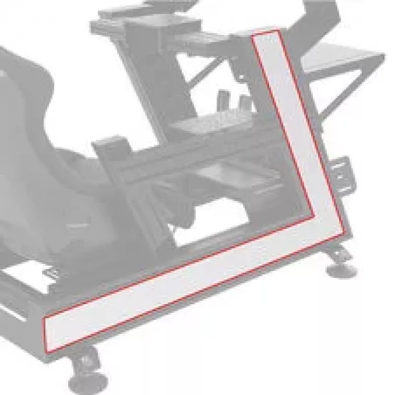 TrackTime Series One Cover Transparente Schutzhülle für Series One Sim Racing Rig
