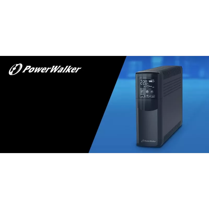 POWER WALKER USV PowerWalker VI 600 CSW FR Line-Interaktiv 600 VA 360 W 2 Steckdosen