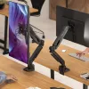 ONKRON G90-B Einzel-Monitor-Tischhalterung für 13-34 inch Bildschirme, bis 10 kg, Schwarz