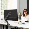 ONKRON G90-B Einzel-Monitor-Tischhalterung für 13-34 inch Bildschirme, bis 10 kg, Schwarz