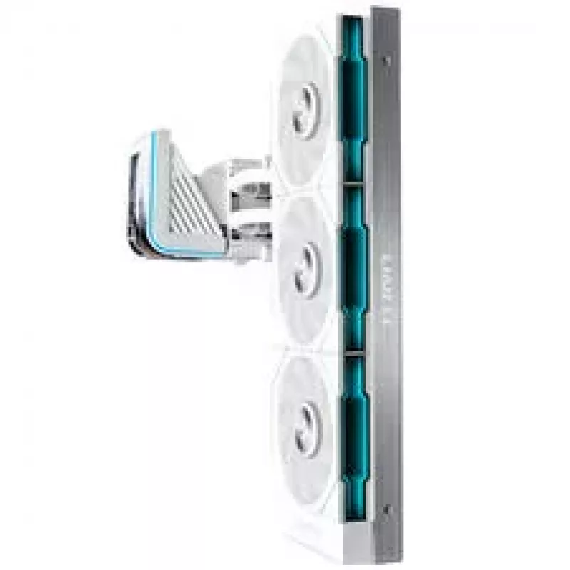 Lian Li HydroShift II OLED Curved 360 UNI FAN TL AIO Flüssigkeits-CPU-Kühler, 360mm Radiator, OLED-Display, TL-FLEX Lüfter - Weiß