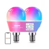 LEPRO BP1-2 E14 LED-Lampe mit Bluetooth und Wi-Fi, 470 lm, 2er-Pack