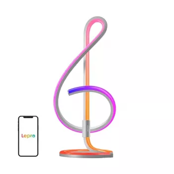 LEPRO TB2 RGB Schreibtischlampe mit Musik-Sync, Wi-Fi, Sprachsteuerung