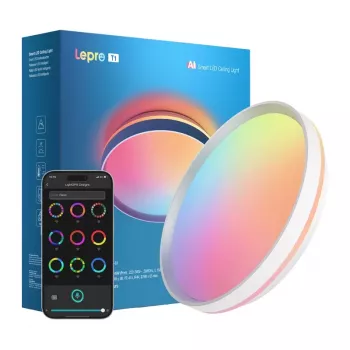 LEPRO T1 Smart Ceiling Light, 1800 lm, Tunable White, Wi-Fi, Kompatibel mit Alexa/Google Home