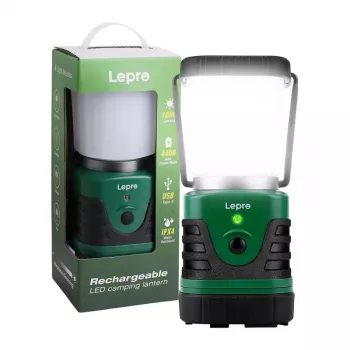 LEPRO 3300008 Camping Lampe, 1000 lm, 3600 mAh