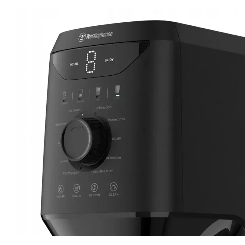 Westinghouse WKICMX-1003 Kompressor-Eismaschine 1,5L Silber/Schwarz