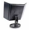 RIO MMFD-EU/1,6 24 LED Touch Dimmable Makeup Mirror, Schwarz