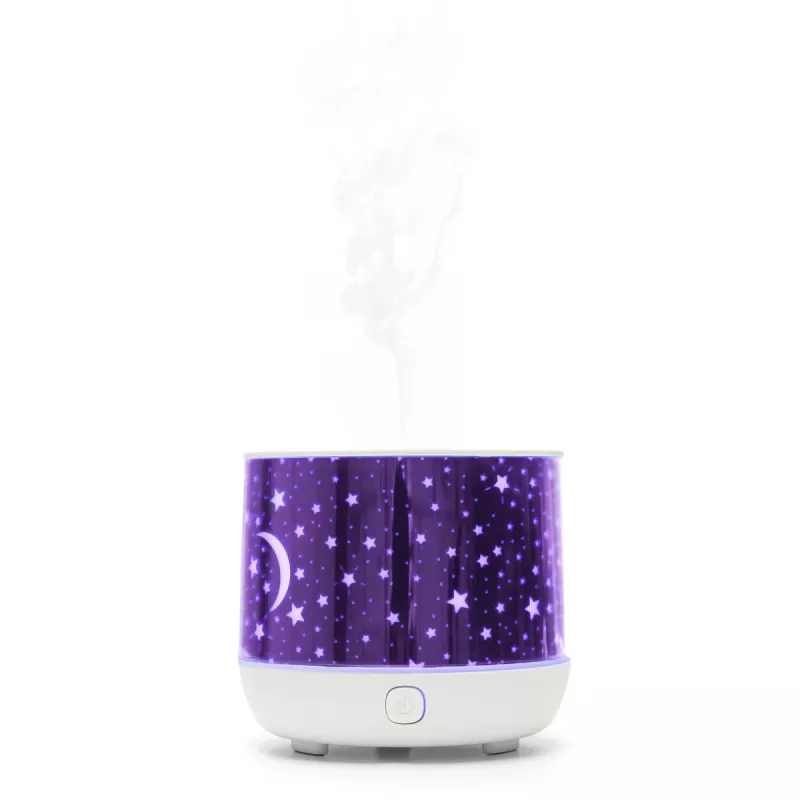 RIO DHNT-EU/1.4 Dream Time Ultraschall-Aromadiffusor, Luftbefeuchter & Nachtlicht, 120 ml, 7-Farben-LED
