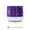 RIO DHNT-EU/1.4 Dream Time Ultraschall-Aromadiffusor, Luftbefeuchter & Nachtlicht, 120 ml, 7-Farben-LED