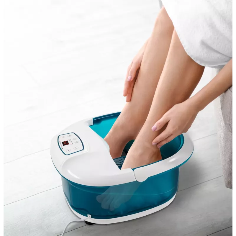 RIO FTBH8-EU/1.2 Motorisierte Rollen-Fußbadewanne mit Massage