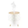 RIO DHTA-EU/1,2 TALIA Ultraschall-Aromaöl-Diffuser, 100 ml, Weiß mit Holzmaserungsbasis