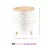 RIO DHTA-EU/1,2 TALIA Ultraschall-Aromaöl-Diffuser, 100 ml, Weiß mit Holzmaserungsbasis