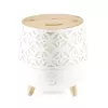 RIO DHTA-EU/1,2 TALIA Ultraschall-Aromaöl-Diffuser, 100 ml, Weiß mit Holzmaserungsbasis
