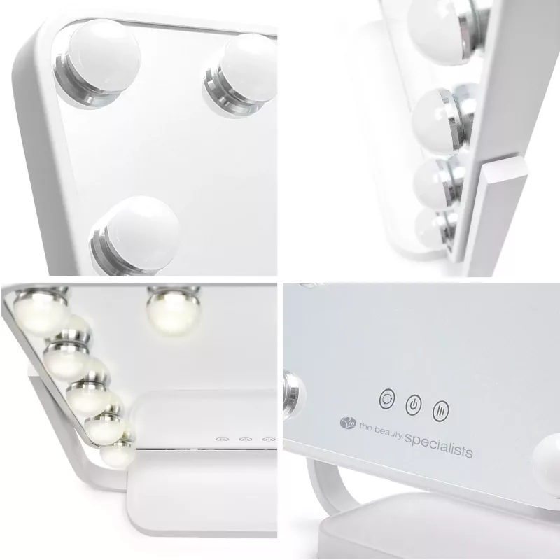 RIO MMHD-EU/1,3 Hollywood Glamour Schminktischspiegel mit LED-Beleuchtung