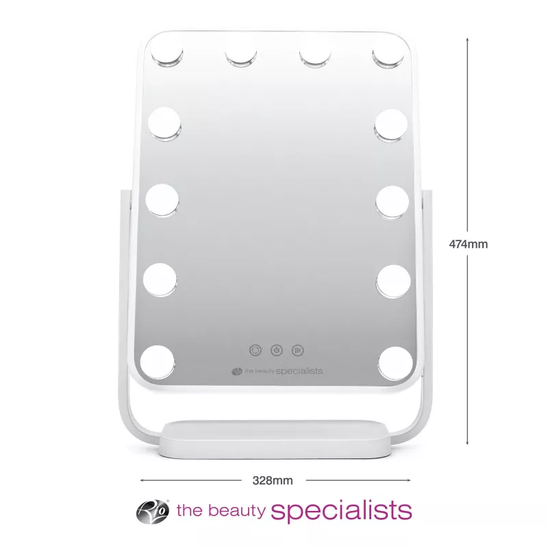 RIO MMHD-EU/1,3 Hollywood Glamour Schminktischspiegel mit LED-Beleuchtung