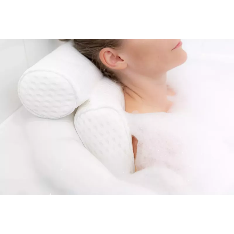 RIO PLBT-L/1,1 Luxury Spa Bath Pillow - Weiß