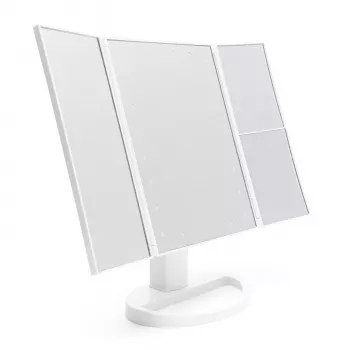 Rio MMFD-WH-EU/1,3 24 LED Touch Dimmable Makeup Mirror, Weiß