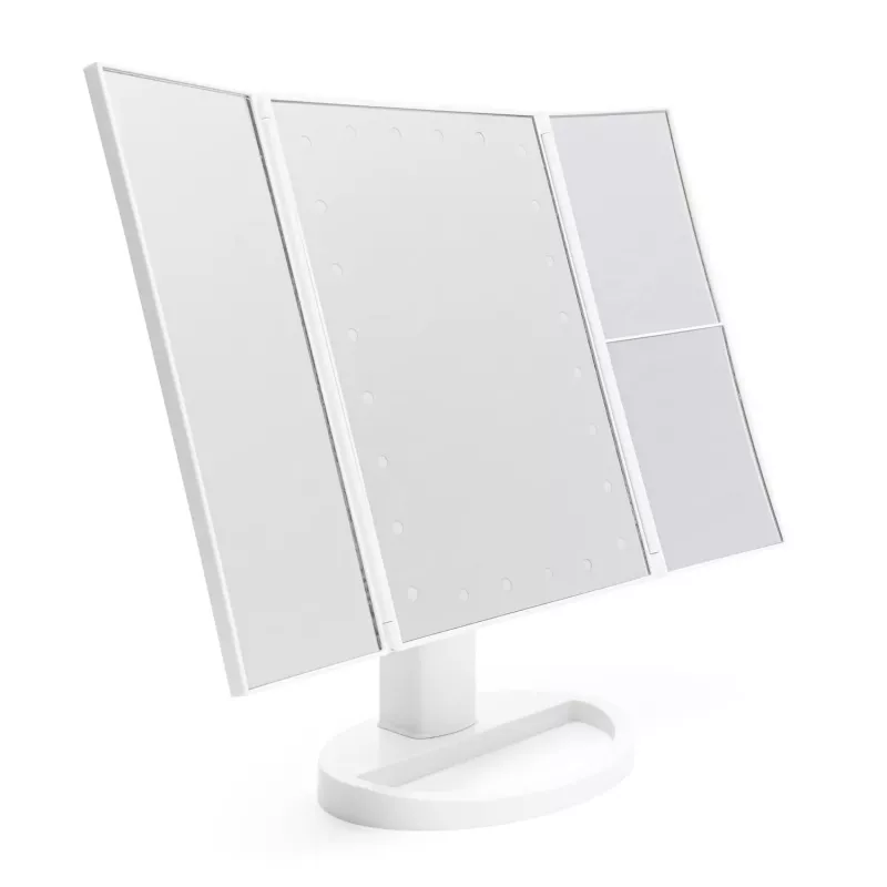 Rio MMFD-WH-EU/1,3 24 LED Touch Dimmable Makeup Mirror, Weiß