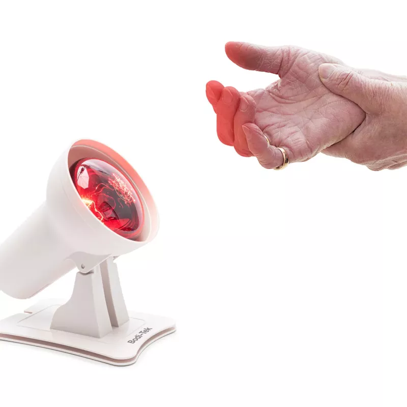 Bodi-Tek BT-LAMH-EU/1,1 Infrarot-Wärmelampe 150W Weiß/Grau