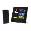 Bodi-Tek BT-HGWS-EU/1,2 Digitale Wetterstation mit kabellosem Außensensor, LCD-Display, Wettervorhersage, Mondphase, Alarm, Hintergrundbeleuchtung