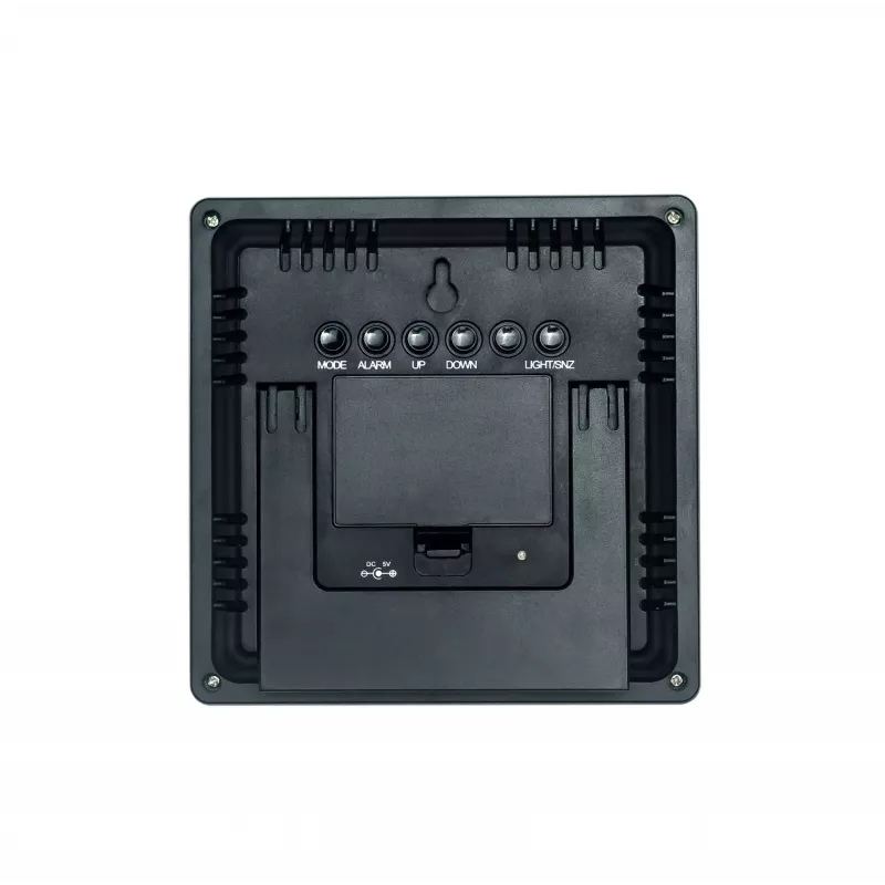 Bodi-Tek BT-HGWS-EU/1,2 Digitale Wetterstation mit kabellosem Außensensor, LCD-Display, Wettervorhersage, Mondphase, Alarm, Hintergrundbeleuchtung