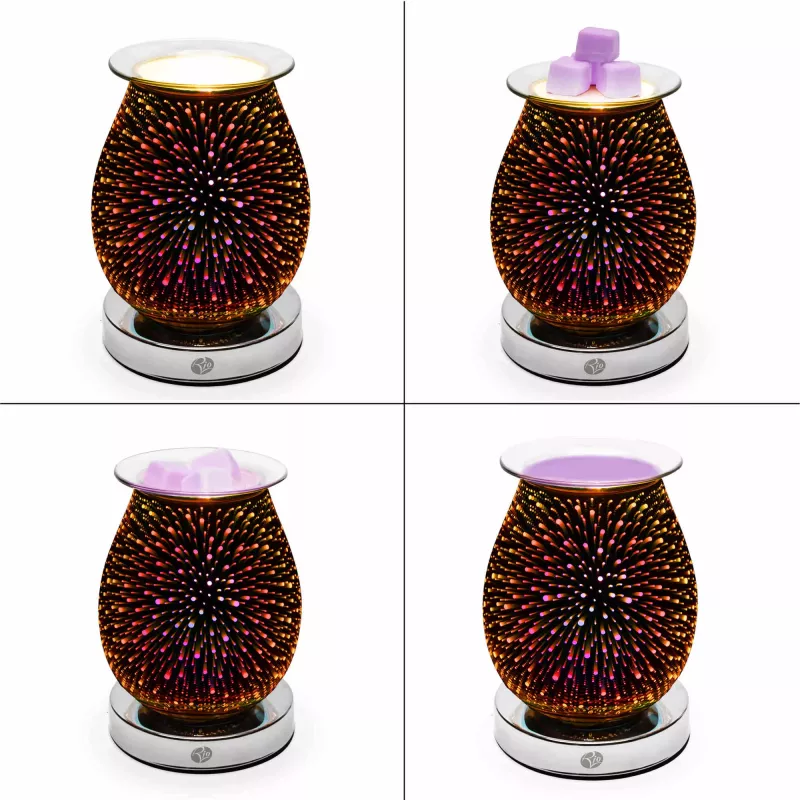 RIO LAAL-EU/1,0 ALURA Ultraschall-Aromaöl-Diffuser, 100ml, 7-Farben-LED, bis zu 30 m²