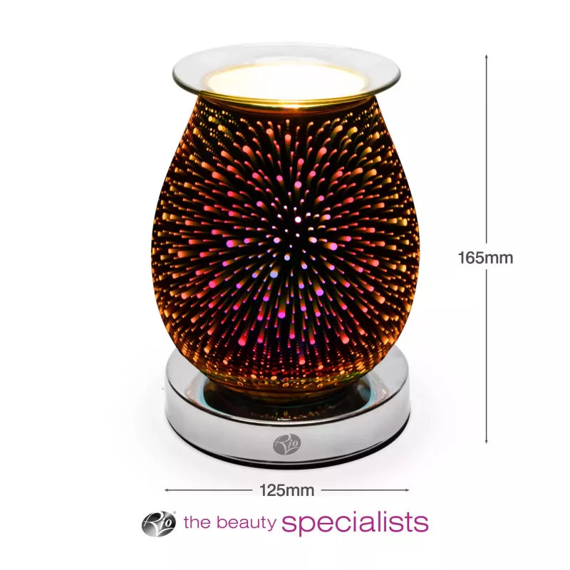 RIO LAAL-EU/1,0 ALURA Ultraschall-Aromaöl-Diffuser, 100ml, 7-Farben-LED, bis zu 30 m²