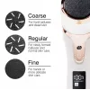 RIO PEDI5-EU/1.1 Go Smooth Elektrische Fußfeile mit Vakuumfunktion, Weiß