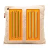Bodi-Tek BT-CSHT2-W-BG-PB10 COZY Una Heated Comfort Cushion 45 x 45cm, Beige