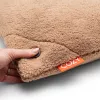 Bodi-Tek BT-CSHT2-W-LC-PB10 COZY Una Heated Comfort Cushion 45 x 45 cm, Light Chocolate